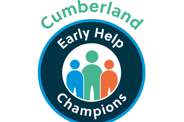 Cumberland Early Help Champions logo v2